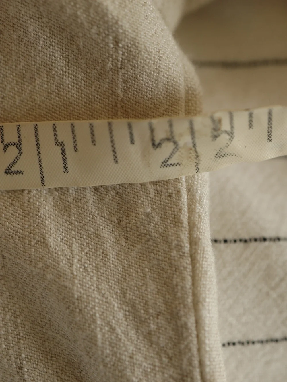 Beige Linen Blend Blouse - Picture 6 of 7